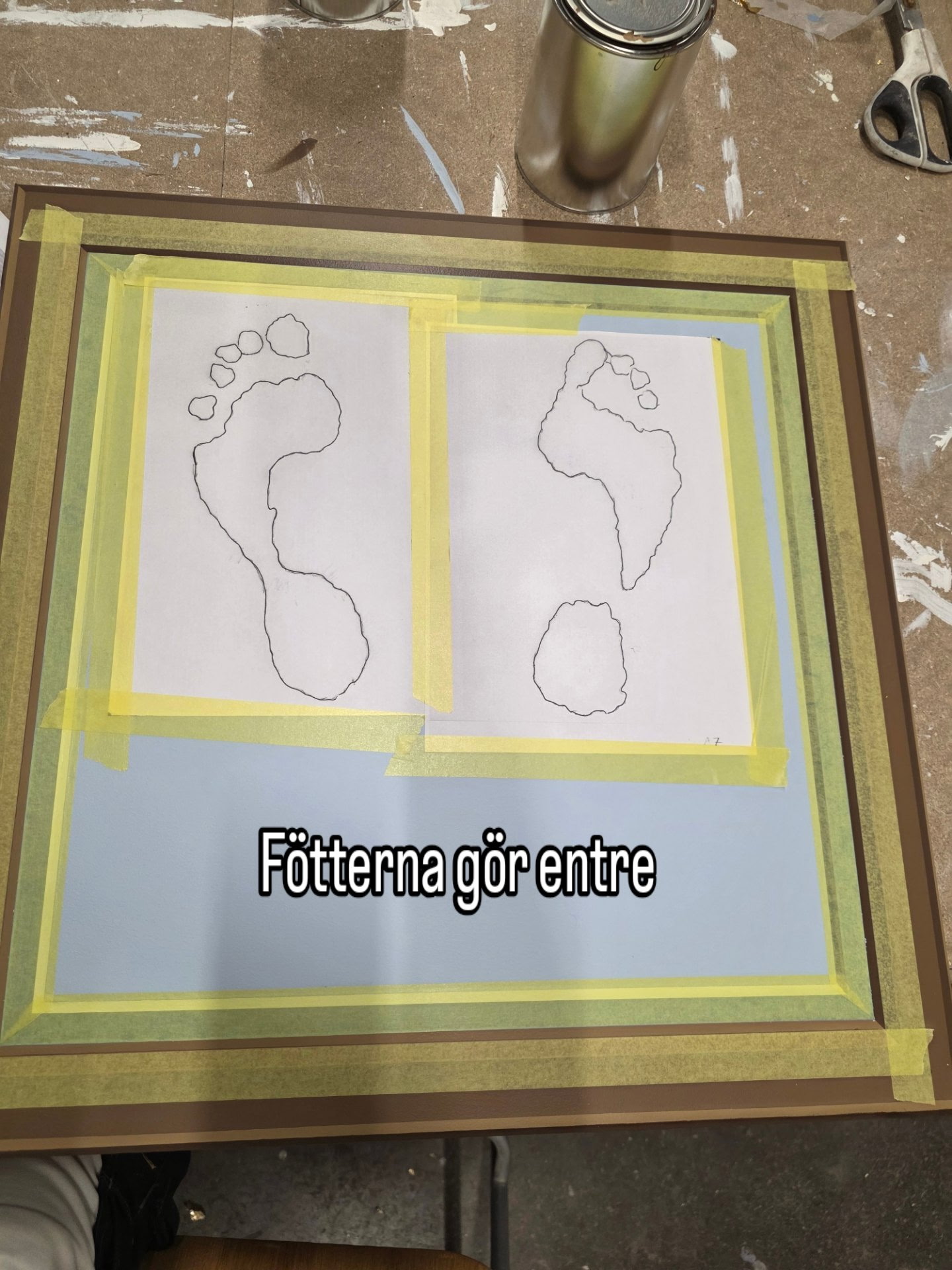 Steg 5: Fötterna gör entré