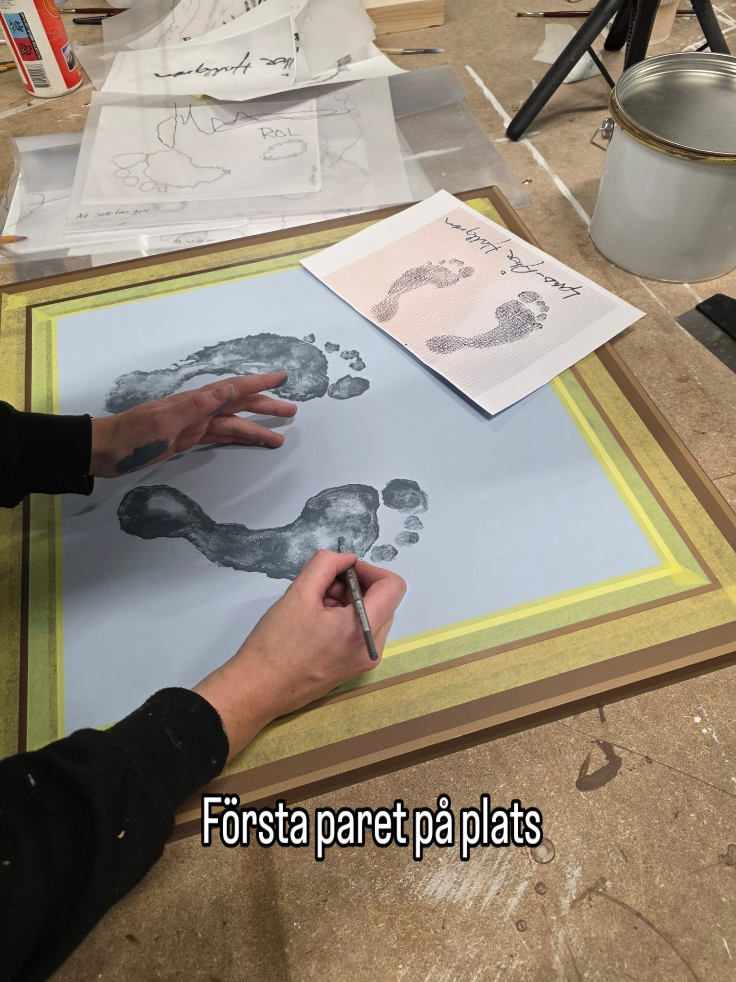 Steg 6: Första paret på plats